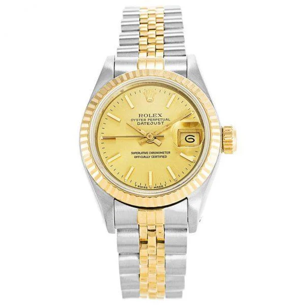 Skeleton Dial Mechanical Watches for Mechanics FansReplica Rolex Datejust Ladies Two Tone 69173