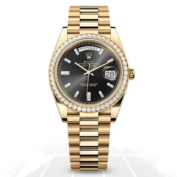 Ceramic Cased Watches with Mother-of-Pearl DialsRolex	Day-Date 40	228348RBR