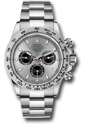 Women’s Watches with Swarovski CrystalsRolex White Gold Cosmograph Daytona 40 Watch - Steel And Black Index Dial - 116509 stbk