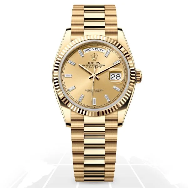 Stainless Steel Dress Watches for BusinessmenRolex	Day-Date 36 128238