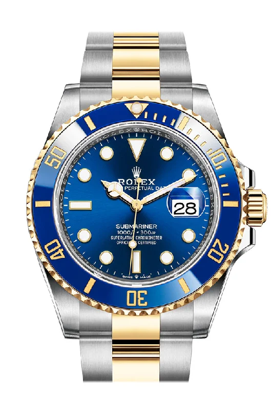 Watches with Matte Finish Cases for a Sophisticated LookRolex Submariner 41 Blue Dial Stainless Steel and 18K Yellow Gold Bracelet Automatic Men's Watch 126613LB New Release