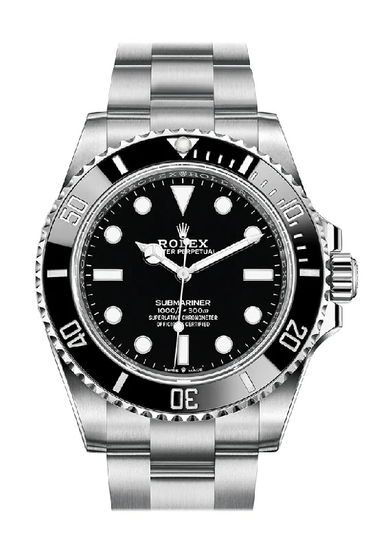 Ceramic Cased Watches with Mother-of-Pearl DialsRolex Submariner 41 Automatic Chronometer Black Dial Men's Watch 124060 New Release 2020