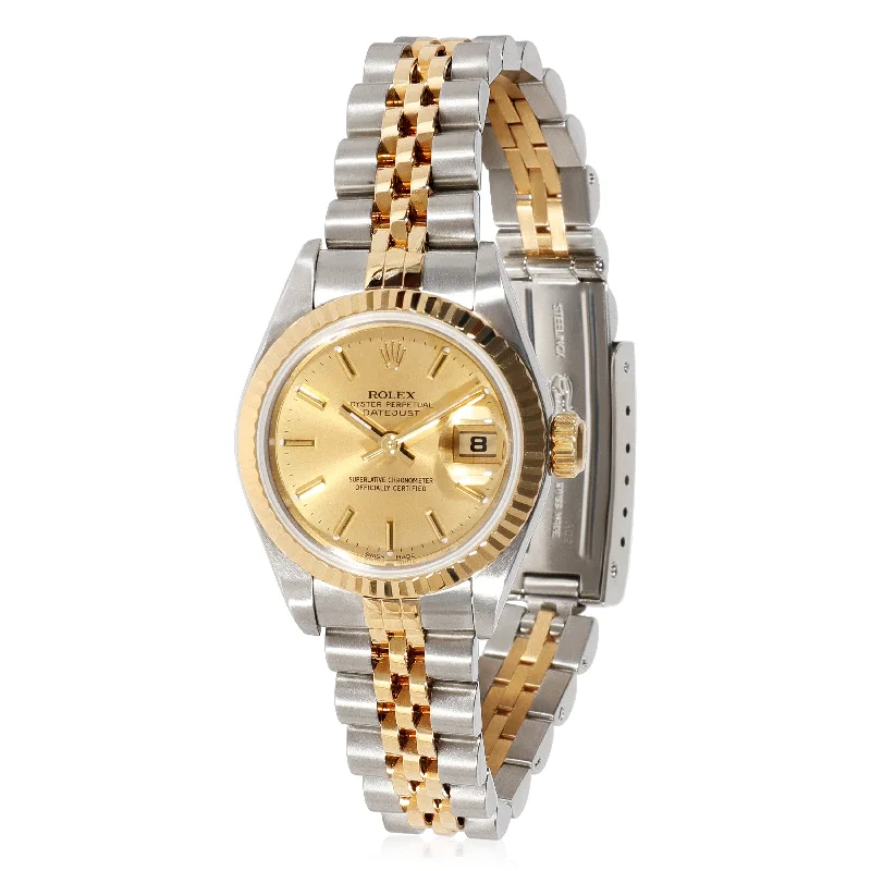 Men’s Dress Watches with Slim ProfilesRolex Datejust 79173 Womens Watch in 18kt Stainless Steel/Yellow Gold