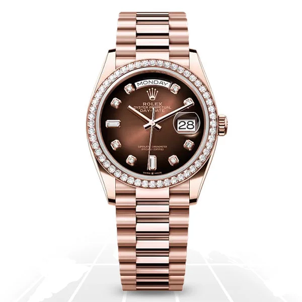 Solar-Powered Watches for Eco-Conscious UsersRolex	Day-Date 40	128345RBR