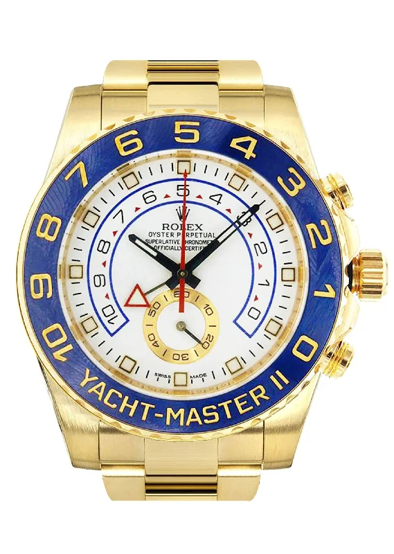 Waterproof Diving Watches with Rotating BezelRolex Yacht Master 2 | 18K Yellow Gold | 44 Mm