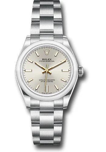 Retro-Inspired Quartz Watches for Retro LoversRolex Oyster Perpetual 31 Watch - Domed Bezel - Silver Index Dial - Oyster Bracelet - 2020 Release - 277200 sio