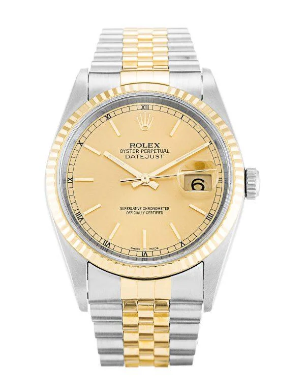 Watches with Gold Plated Cases for a Luxurious LookReplica Rolex Datejust 16233