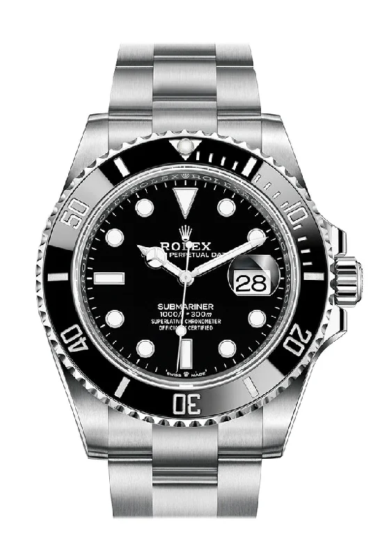 Watches with Braided Straps for a Handmade TouchRolex Submariner 41 Automatic Chronometer Black Dial Men's Watch 126610LN New Release 2020