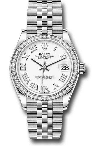 Budget-Friendly Quartz Watches for StudentsRolex Steel and White Gold Datejust 31 Watch - Diamond Bezel - White Roman Dial - Jubilee Bracelet - 278384RBR wrj