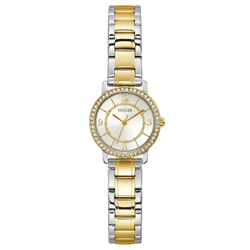 Watches with Stainless Steel PVD Coating for Scratch ResistanceGuess GW0468L4 Ladies Melody Two-Tone Watch