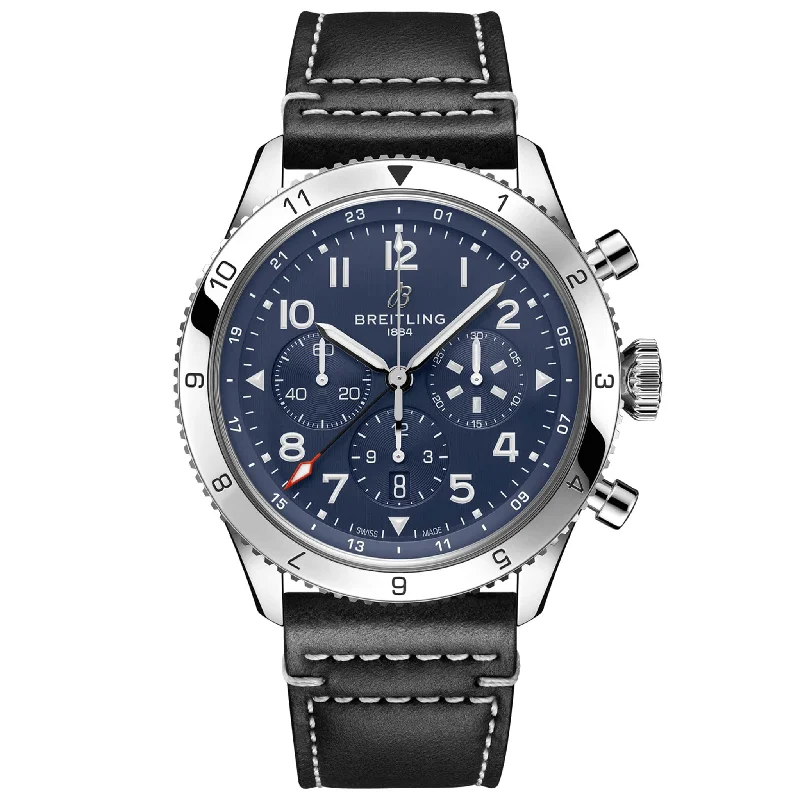 Square Dial Watches with Modern DesignSuper AVI B04 Chronograph GMT 46 Tribute To Vought F4U Corsair AB04451A1C1X1