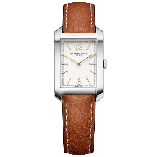 Ceramic Cased Watches with Mother-of-Pearl DialsBaume & Mercier Ladies Brown Hampton Watch 10472