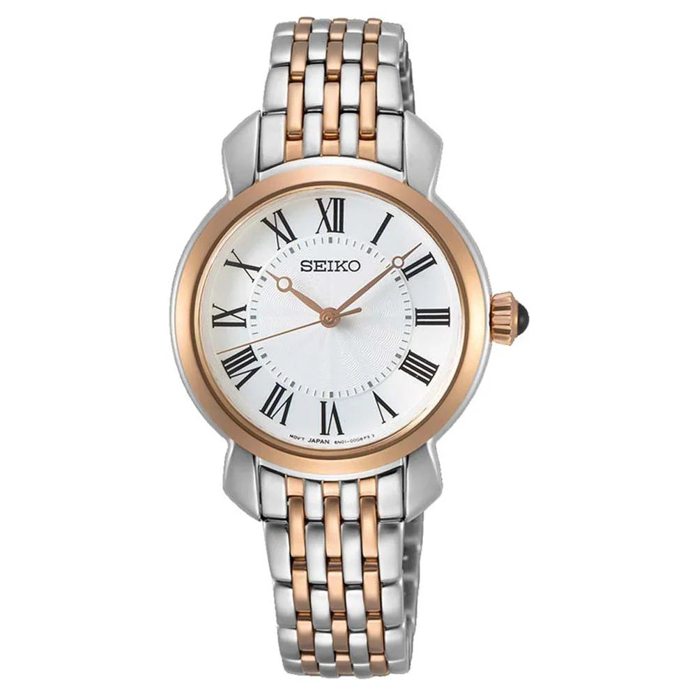 Watches with Power Reserve Indicator (for mechanical)Seiko Classic Ladies Two-Tone Watch SUR628P