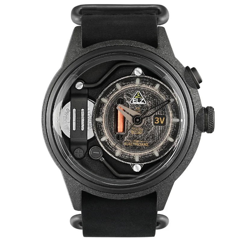 Luxury Brand Automatic Watches for MenElectricianz Black Blackout Original Watch ZZ-A1C/03