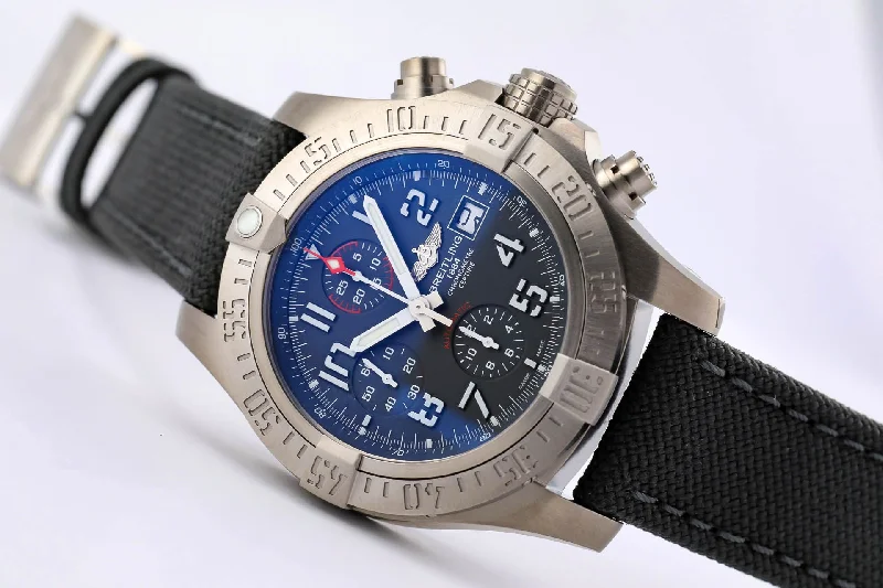 Adjustable Strap Watches for Perfect FitBreitling Avenger Bandit Titanium Chronograph