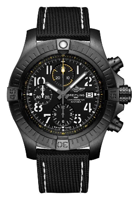 Luxury Brand Automatic Watches for MenBreitling Avenger Chronograph 45 Night Mission V13317101B1X2