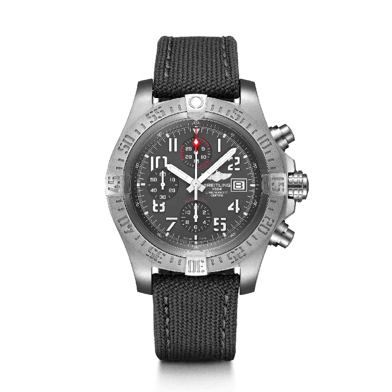 Luxury Quartz Watches with High-End MovementsBreitling Avenger Bandit Chronograph Titanium Grey