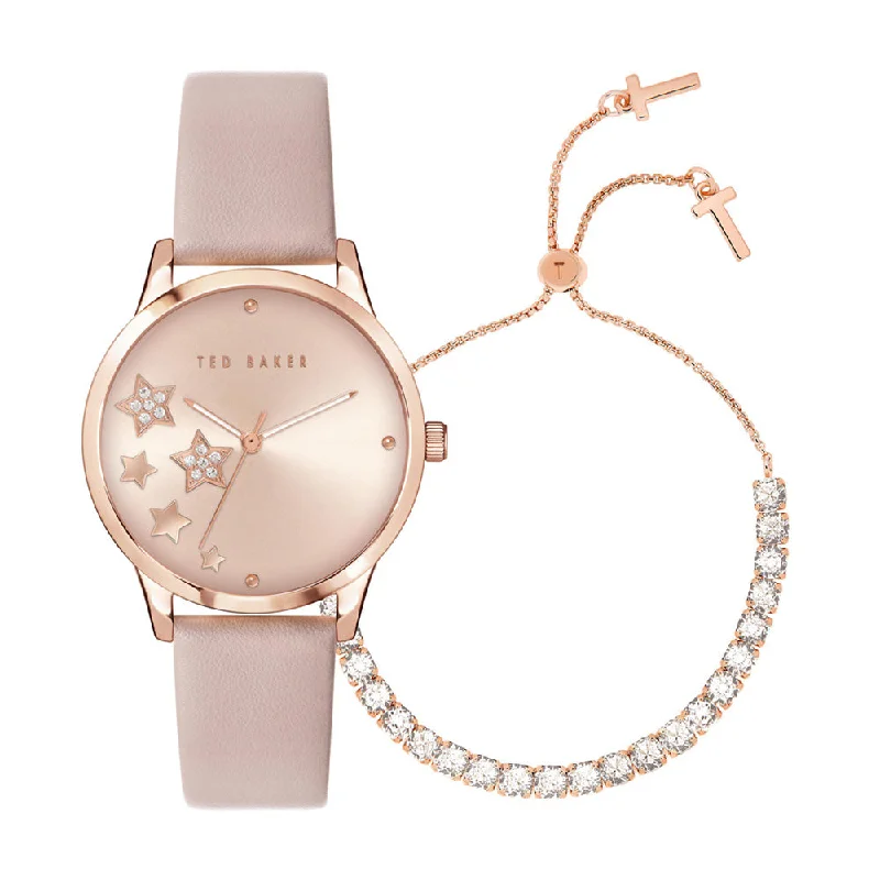 Minimalist Analog Watches for Everyday WearTed Baker Fitzrovia Classic Chic Ladies Pink Watch BKGFW2218