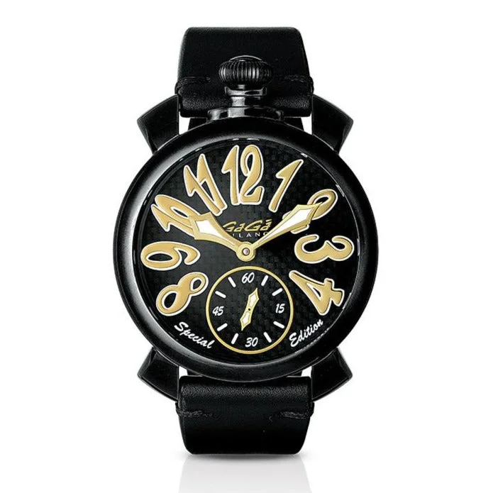 Wooden Cased Watches for a Natural LookGagà Milano Watch Manuale Special Edition 48mm Black