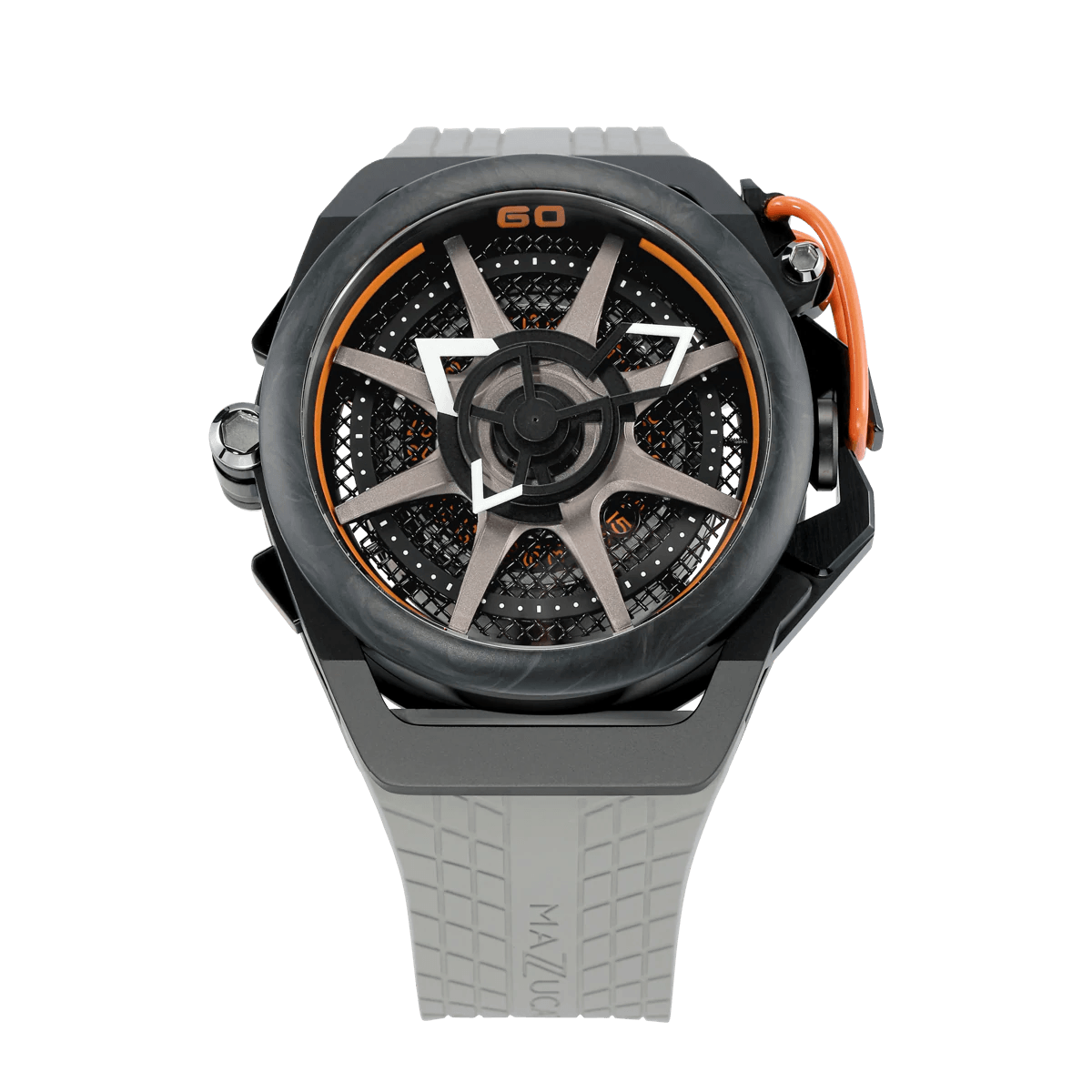 Retro-Inspired Quartz Watches for Retro LoversMazzucato Reversible Watch Monza Orange Carbon