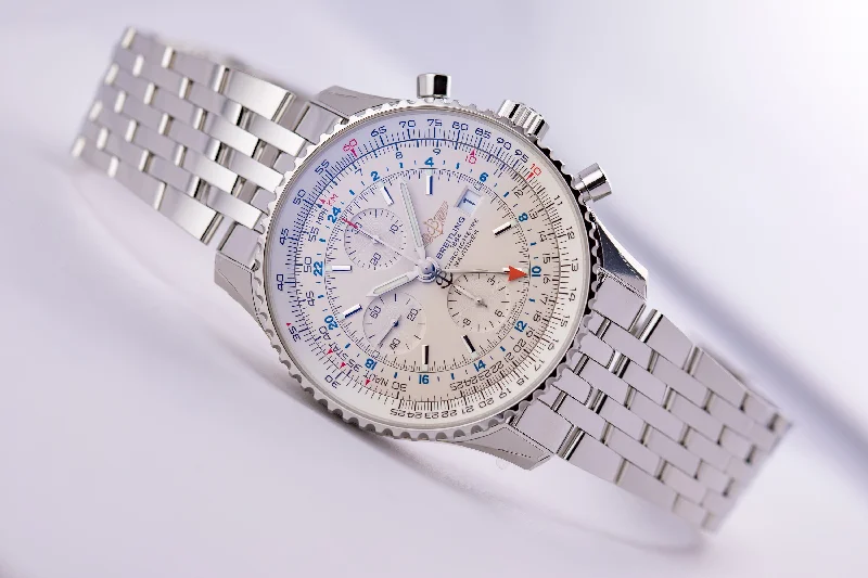 Designer Brand Watches with Unique Dial PatternsBreitling Navitimer 1 Chronograph GMT 46