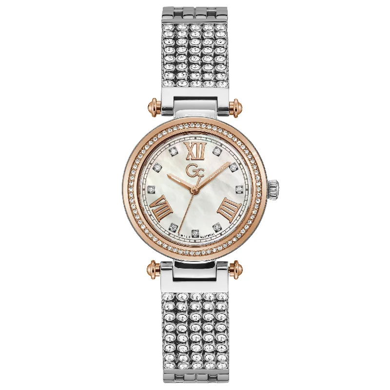 Watches with Sword-Style Hands for a Distinctive LookGC PrimeChic Ladies Silver Watch Y47009L1MF