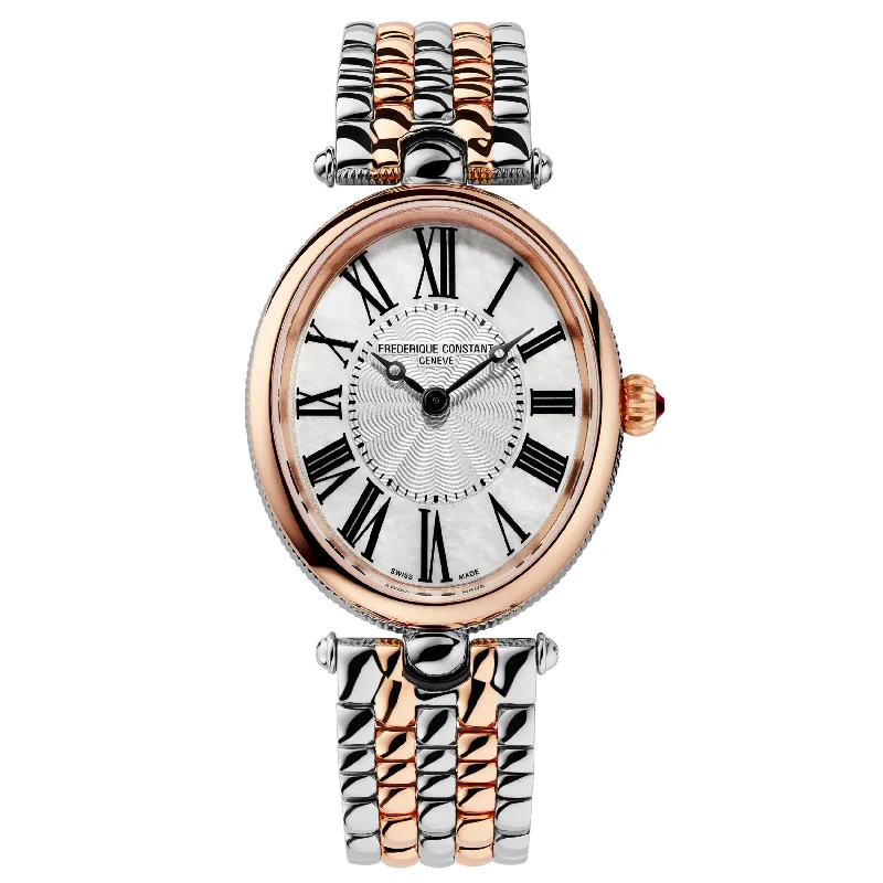 Watches with Gold Plated Cases for a Luxurious LookFrederique Constant Ladies Fc Art Deco Bracelet Two-Tone Watch FC-200MPW2V2B