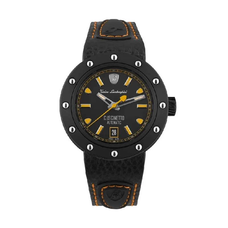 Budget-Friendly Quartz Watches for StudentsTonino Lamborghini Cuscinetto Watch Date Orange TLF-T01-3