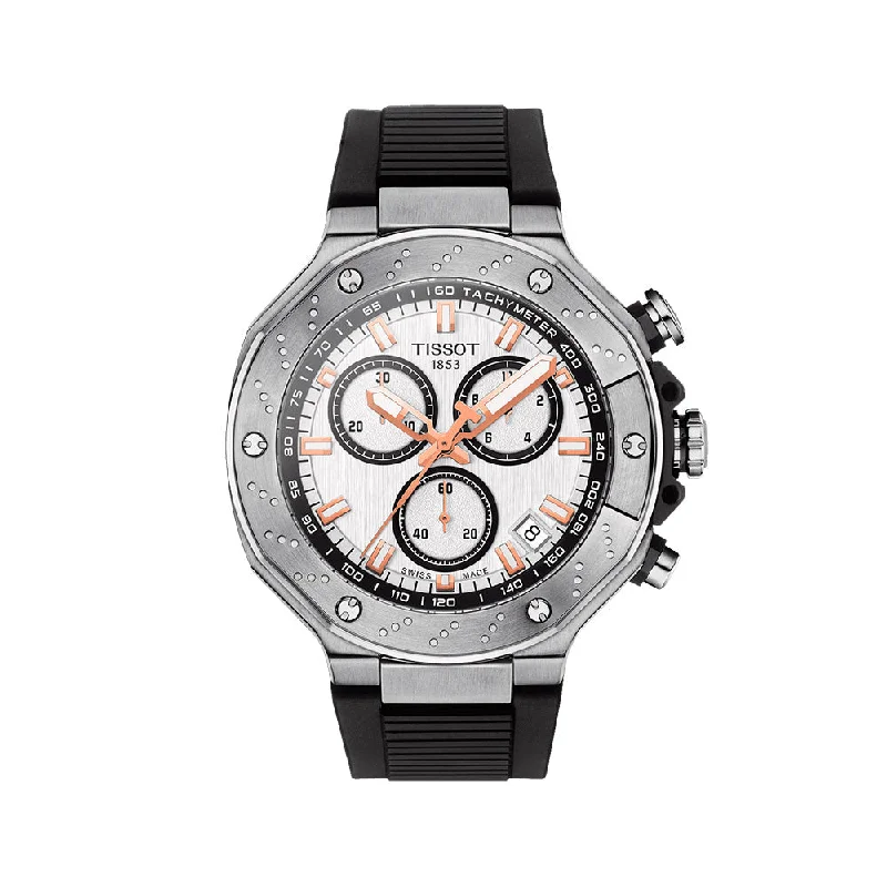 Watches with Glossy Finish Cases for a Shiny AppealTissot T-Race Chronograph