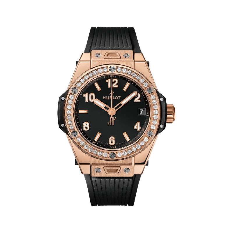 Watches with Braided Straps for a Handmade TouchBig Bang One Click King Gold Diamonds