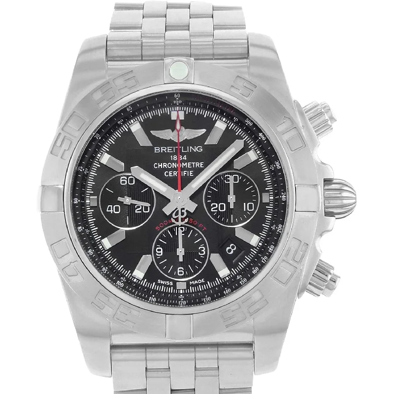 Watches with Sword-Style Hands for a Distinctive LookBreitling Men's AB011010-BB08 Chronomat 44 Flying Fish Chronograph Automatic Stainless Steel Watch