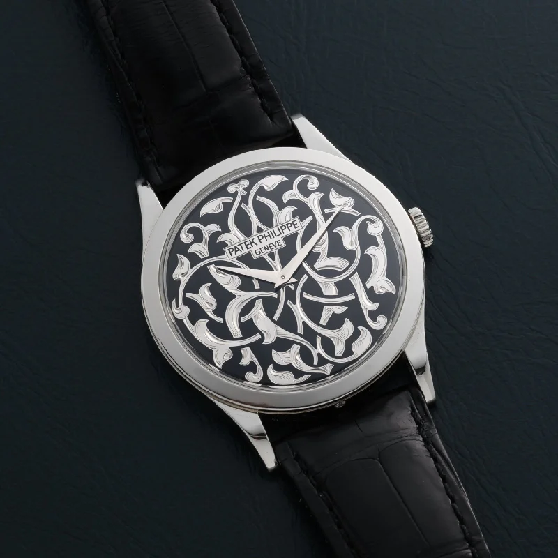 Watches with GMT FunctionPatek Philippe Calatrava 'Volutes and Arabesques'