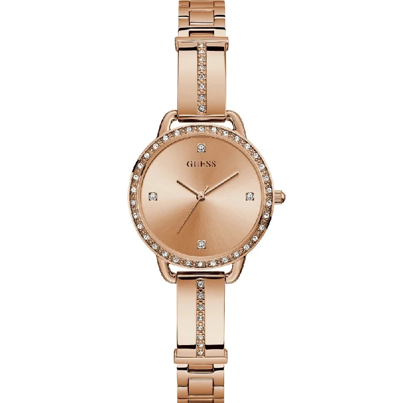 Watches with Rubber Straps for Comfort and DurabilityGuess Bellini Ladies Rose Gold Watch GW0022L3