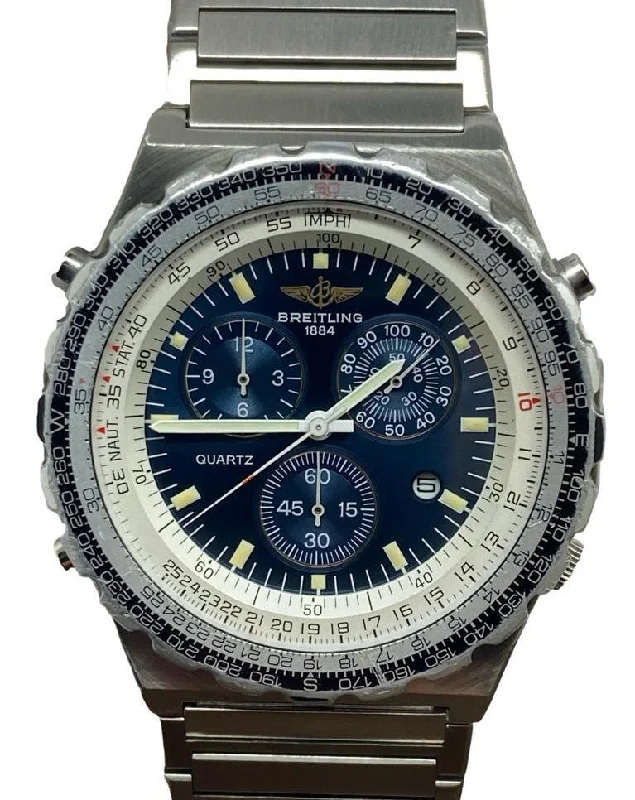 Watches with Power Reserve Indicator (for mechanical)Breitling Navitimer Jupiter Pilot A59027 Blue Dial Quartz Men's Watch