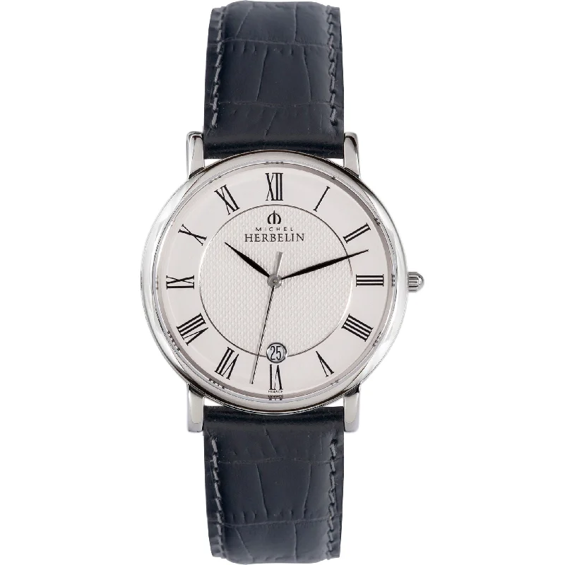 Dressy Watches for Evening EventsHerbelin Classique  Men's White Watch 12248/08