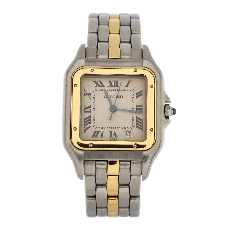 Budget-Friendly Quartz Watches for StudentsVintage Panthere de Cartier Quartz Watch Stainless Steel and Yellow Gold 27