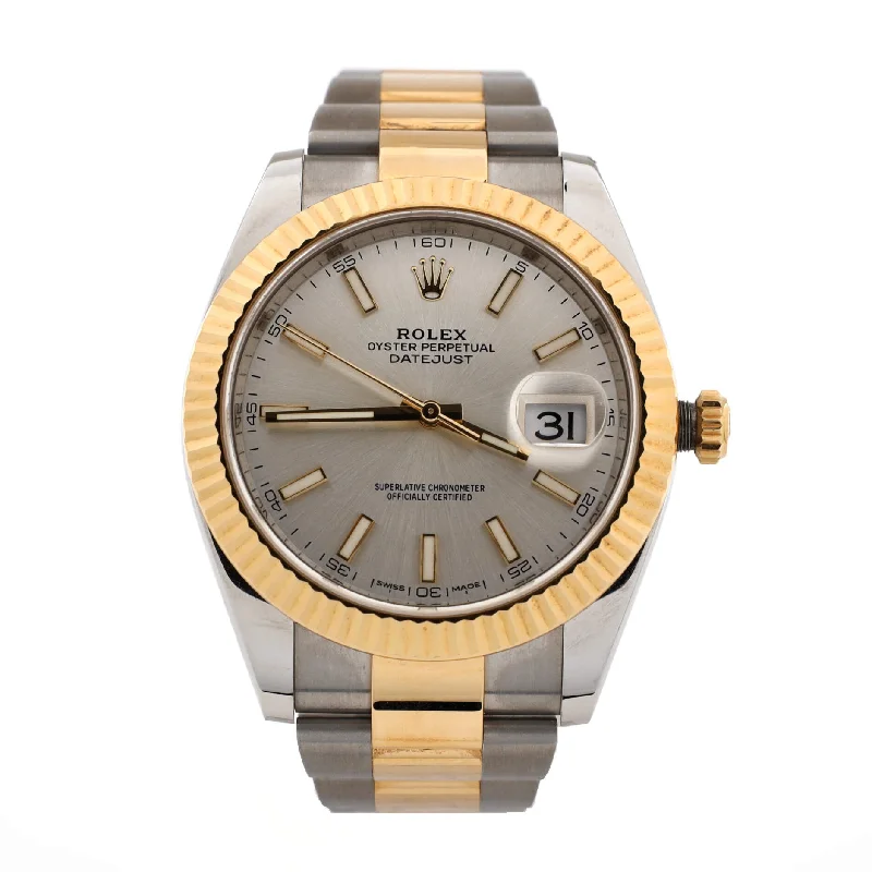 Luxury Brand Automatic Watches for MenOyster Perpetual Datejust Automatic Watch Stainless Steel and Yellow Gold 41