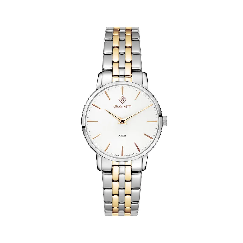 Watches with Engraved Dials for PersonalizationGant Park Avenue 32 Ladies White Watch G127019