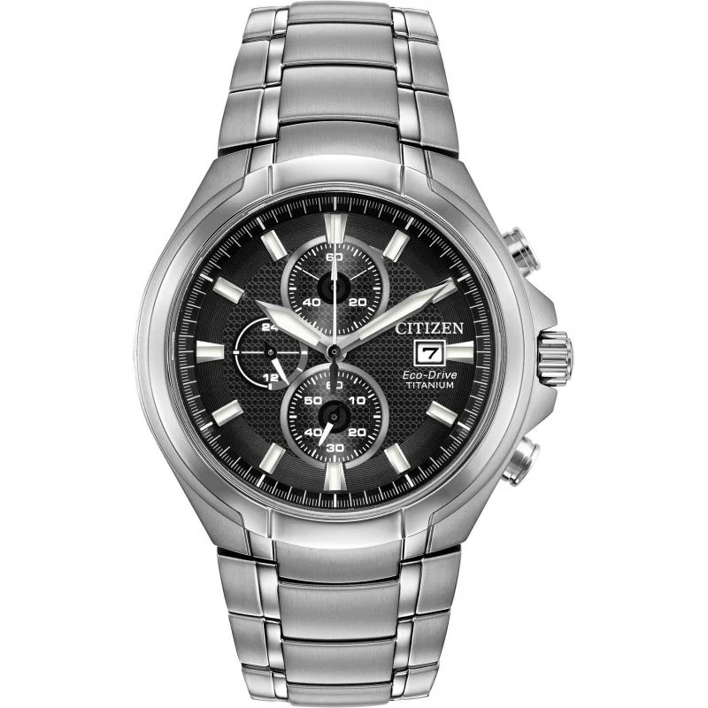 Dressy Watches for Evening EventsCitizen Men's Watch Eco-Drive Titanium Black CA0700-86E