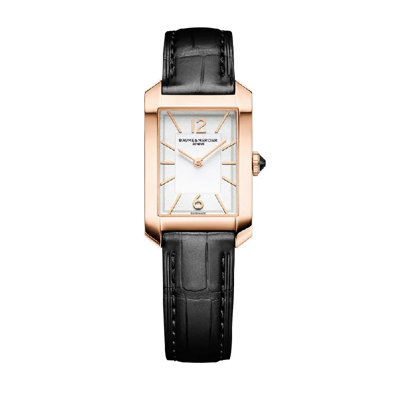 Diamond-Encrusted Luxury Watches for Special OccasionsBaume & Mercier Ladies Black Hampton Watch 10752