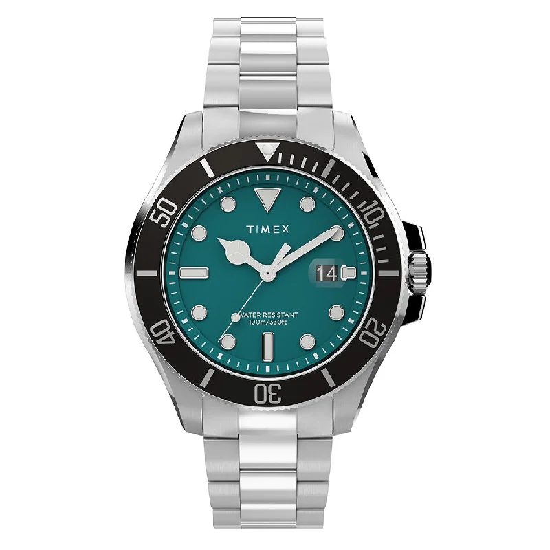 Alloy Cased Watches for Affordable QualityTimex Harborside Coast Men's Green Watch TW2V91900