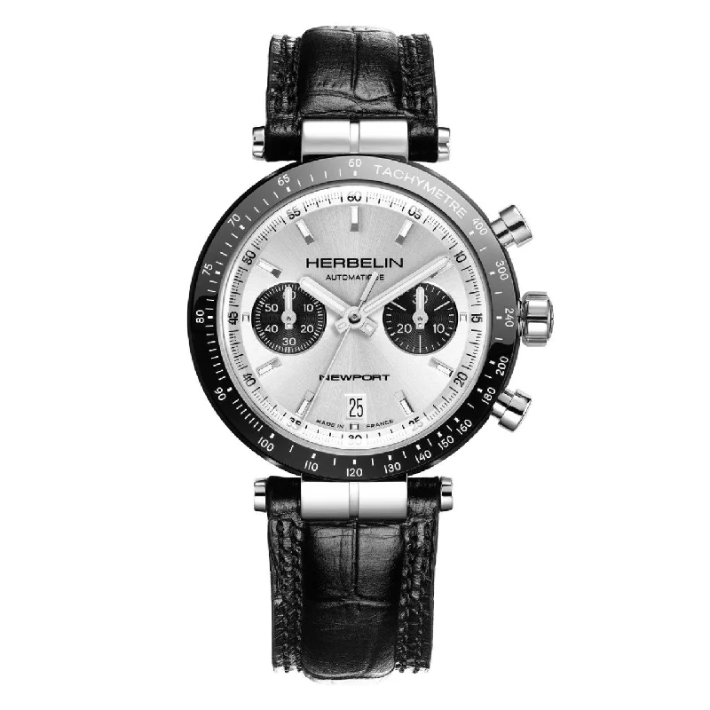 Limited Edition Watches for Exclusive CollectorsHerbelin Newport Héritage Bicomax Men's Silver Watch 256ACN42