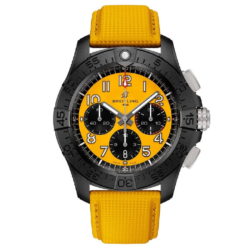 Watches with Gold Plated Cases for a Luxurious LookAvenger B01 Chronograph 44 Night Mission SB0147101I1X1