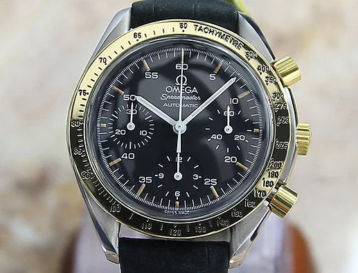 Leather Cuff Watches for a Bohemian LookOmega Speedmaster 18k Gold Men's Chronograph Watch