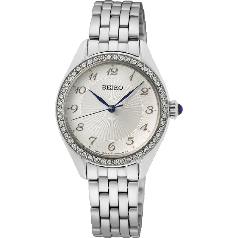 Budget-Friendly Quartz Watches for StudentsSeiko Daywear Ladies Silver Watch SUR479P