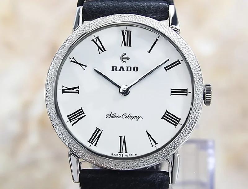 Luxury Quartz Watches with High-End MovementsRado Silver Cologny 925 Men's Watch