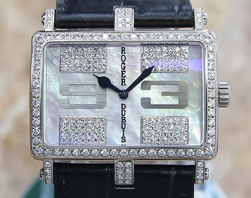 Adjustable Strap Watches for Perfect FitRoger Dubuis Too Much 18k Diamond Luxury Mint Pristine Watch c2010