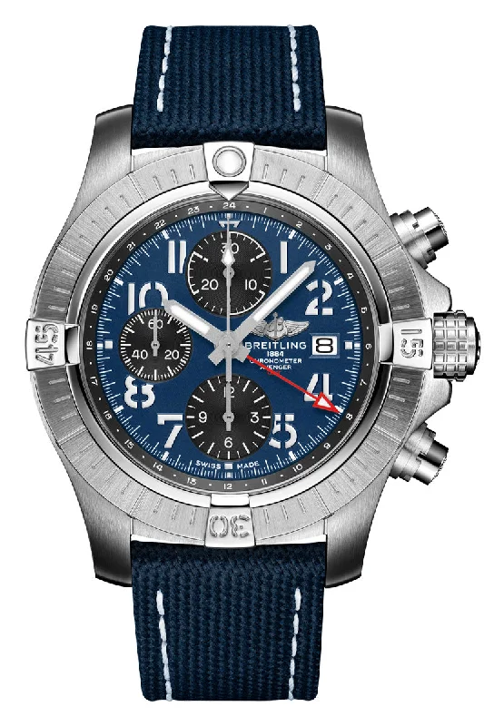 Titanium Cased Watches for Lightweight ComfortBreitling Avenger Chronograph GMT 45 A24315101C1X2