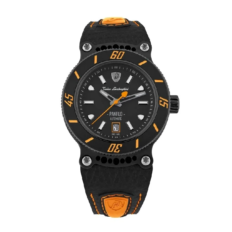 Vintage Style Mechanical Watches for CollectorsTonino Lamborghini Panfilo Watch Date Orange TLF-T03-3