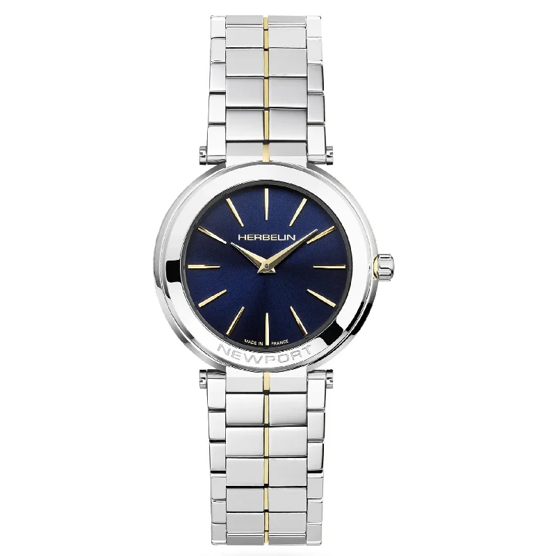 Hybrid Smartwatches with Traditional Watch AestheticsHerbelin Newport Slim Ladies Blue Watch 16922/BT15